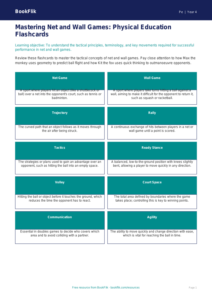 Free Net And Wall Games Flashcards | Year 4 Greater Depth | BookFlik