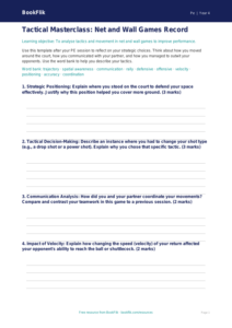 Free Net And Wall Games Template | Year 4 Greater Depth | BookFlik
