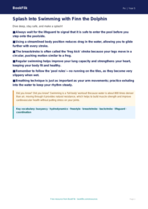 Free Swimming Poster | Year 5 Core | BookFlik
