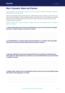 Free Warm Up Template | Year 4 Greater Depth | BookFlik