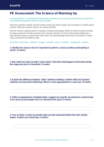 Free Warm Up Assessment | Year 5 Core | BookFlik