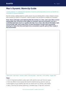 Free Warm Up Drawing Sheet | Year 5 Core | BookFlik