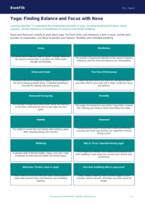 Free Yoga Flashcards | Year 4 Greater Depth | BookFlik
