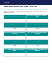 Free Money Flashcards | Year 4 Supported | BookFlik