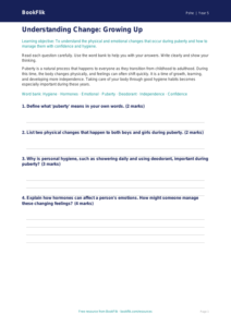 Free Puberty Assessment | Year 5 Core | BookFlik
