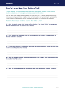 Free Chinese New Year Activity Sheet | EYFS Core | BookFlik