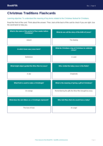 Free Christmas Flashcards | Year 4 Supported | BookFlik