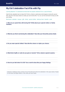 Free Eid Worksheet for EYFS | Fun Educational Template | BookFlik