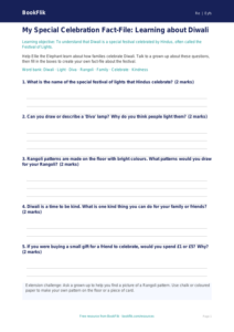 Free Hinduism Template | EYFS Core | BookFlik