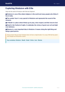 Free Hinduism Poster | Year 4 Supported | BookFlik