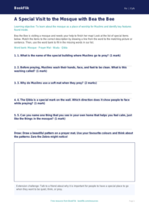 Free Islam Activity Sheet | EYFS Core | BookFlik