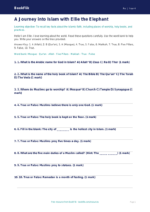 Free Islam Quiz | Year 4 Supported | BookFlik