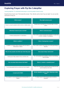 Free Prayer Flashcards | Year 4 Supported | BookFlik