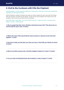 Free Sikhism Activity Sheet | EYFS Core | BookFlik