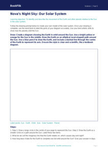 Free Earth And Space Drawing Sheet | Year 5 Core | BookFlik