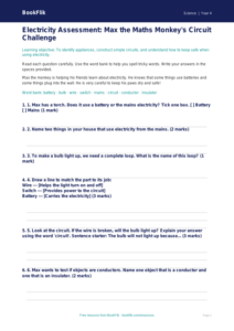 Free Electricity Assessment | Year 4 Supported | BookFlik
