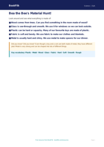 Free Everyday Materials Poster | EYFS Science Resources | BookFlik