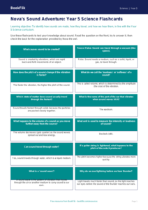Free Sound Flashcards | Year 5 Core | BookFlik