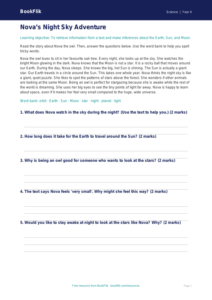 Free Space Comprehension | Year 4 Supported | BookFlik