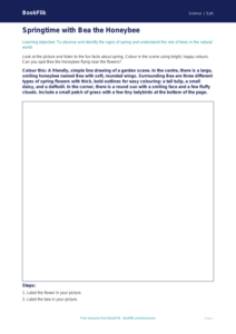 Free Spring Science Colouring Page | EYFS Core | BookFlik