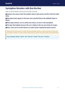 Free Spring Science Poster | EYFS Core | BookFlik