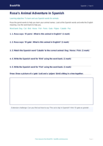 Free Animals Worksheet | Year 4 Supported | BookFlik