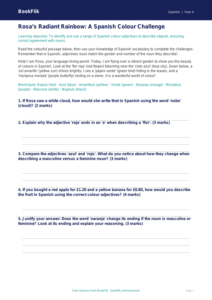 Free Colours Track Sheet | Year 4 Greater Depth | BookFlik