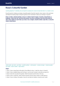 Free Colours Drawing Sheet | Year 5 Core | BookFlik