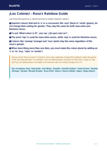 Free Colours Poster | Year 5 Core | BookFlik