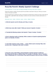 Free Days Of The Week Assessment | Year 5 Core | BookFlik