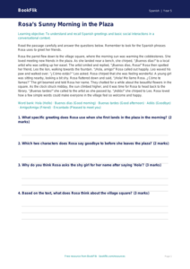 Free Greetings Comprehension | Year 5 Core | BookFlik