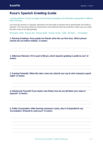 Free Greetings Template | Year 5 Core | BookFlik