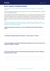 Free Greetings Track Sheet | Year 5 Core | BookFlik
