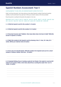 Free Numbers Assessment | Year 4 Supported | BookFlik