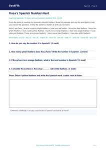 Free Numbers Track Sheet | Year 4 Supported | BookFlik