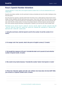Free Numbers Track Sheet | Year 5 Core | BookFlik