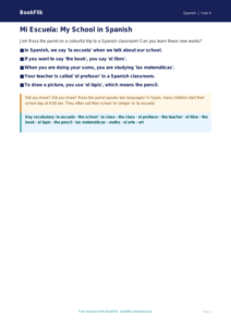 Free School Poster | Year 4 Supported | BookFlik