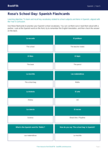 Free School Flashcards | Year 5 Core | BookFlik