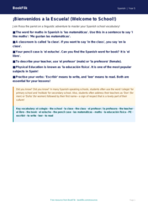 Free School Poster | Year 5 Core | BookFlik