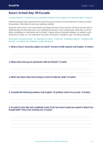 Free School Track Sheet | Year 5 Core | BookFlik