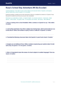 Free Year 5 Educational Worksheet | Core Skills | BookFlik