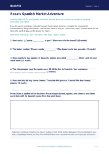 Free Shopping Activity Sheet | Year 5 Core | BookFlik