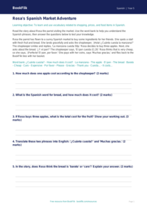 Free Shopping Math Worksheet | Year 5 Core | BookFlik