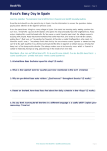 Free Telling The Time Comprehension | Year 5 Core | BookFlik