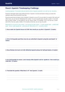 Free Telling The Time Track Sheet | Year 5 Core | BookFlik