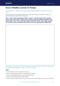 Free Weather Drawing Sheet | Year 5 Core | BookFlik