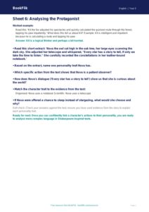 Free English Track Level F Sheet 6 | Year 5 | BookFlik