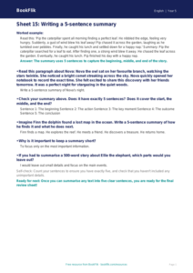 Free English Track Level F Sheet 15 | Year 5 | BookFlik