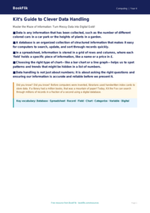 Free Data Handling Poster | Grade 3 | Computing | BookFlik