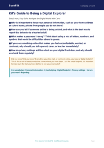 Free Internet Safety Poster | Grade 3 | Computing | BookFlik